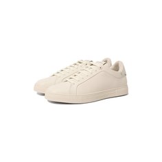 Кожаные кеды Emporio Armani