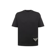 Хлопковая футболка Emporio Armani