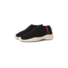 Текстильные кроссовки Prada