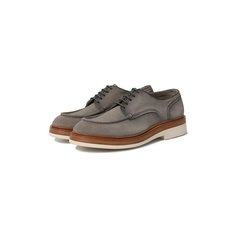 Замшевые дерби Santoni