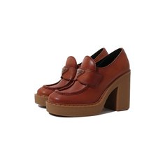 Кожаные туфли Prada