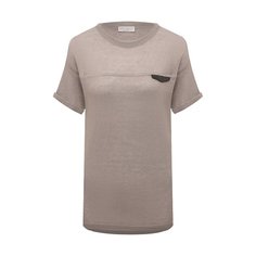 Льняная футболка Brunello Cucinelli