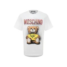 Хлопковая футболка Moschino