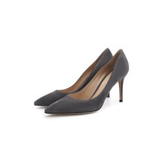 Замшевые туфли Gianvito 85 на шпильке Gianvito Rossi