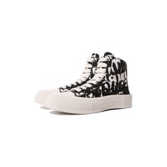 Текстильные кеды Alexander McQueen