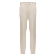 Брюки из хлопка и льна Loro Piana
