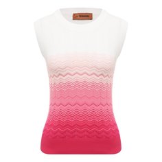 Топ из хлопка и вискозы Missoni