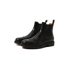 Кожаные челси Santoni