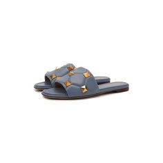 Кожаные шлепанцы Upstud Spike Valentino
