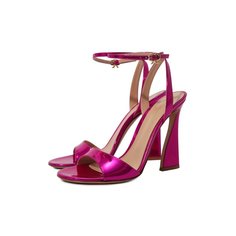 Кожаные босоножки Aura Gianvito Rossi