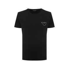 Хлопковая футболка Emporio Armani