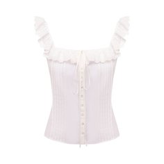 Хлопковый топ Saint Laurent