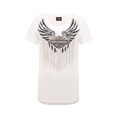 Хлопковая футболка Harley-Davidson