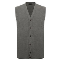 Жилет из смеси кашемира и шелка Kiton