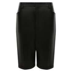 Кожаные шорты Saint Laurent