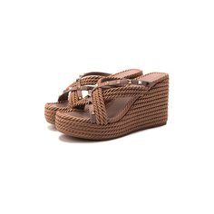 Кожаные сабо Rockstud Torchon Valentino