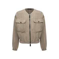 Льняной бомбер Giorgio Armani