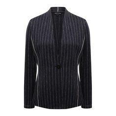 Жакет из хлопка и льна Giorgio Armani