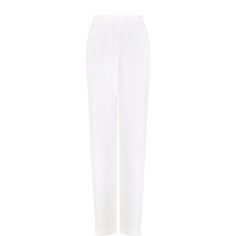 Однотонные расклешенные брюки из шелка Loro Piana