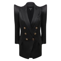 Кожаный жакет Balmain