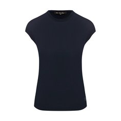 Топ из смеси шелка и хлопка Loro Piana