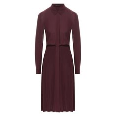 Шерстяное платье с отложным воротником Loro Piana
