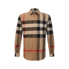 Хлопковая рубашка Burberry