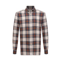 Хлопковая рубашка Kiton