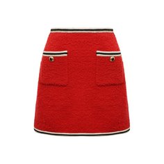 Шерстяная юбка Miu Miu