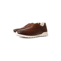 Кожаные кроссовки Kiton