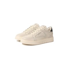 Кожаные кеды Emporio Armani