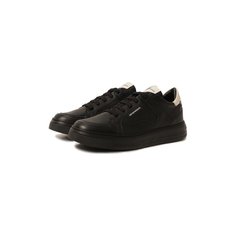Кожаные кеды Emporio Armani