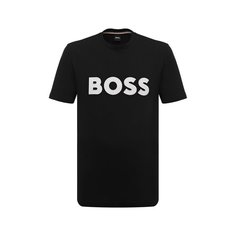 Хлопковая футболка BOSS