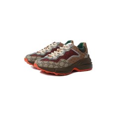 Текстильные кроссовки Rhyton Gucci