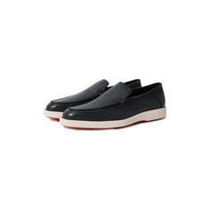 Кожаные лоферы Santoni