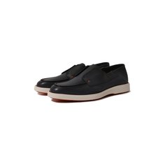 Кожаные лоферы Santoni