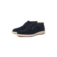 Замшевые ботинки Santoni