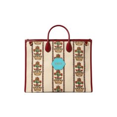 Текстильная сумка-тоут Gucci
