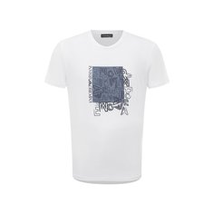 Хлопковая футболка Emporio Armani