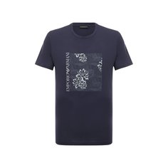 Хлопковая футболка Emporio Armani