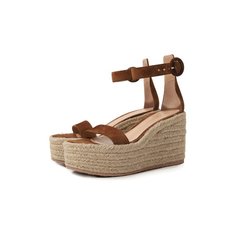 Замшевые босоножки Gianvito Rossi