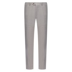 Брюки из шерсти и льна Brioni