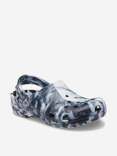 Сабо мужские Crocs Classic Marbled Clog, Белый