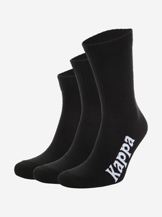 Носки Kappa, 3 пары, Черный