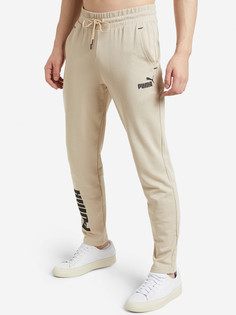 Брюки мужские PUMA Power Colorblock, Бежевый