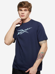 Футболка мужская Reebok Marbled Vector, Черный