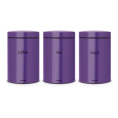 Набор контейнеров Brabantia 1,4 л 3 пр Purple