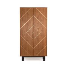 Шкаф palaz (laredoute) коричневый 100x200x55 см.