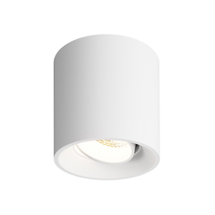 Dk3090-wh светильник накладной ip 20, 10 вт, gu5.3, led, белый/белый, пластик (denkirs) белый