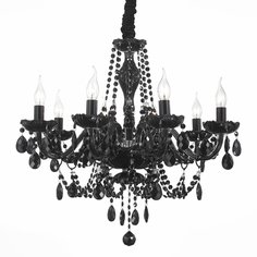 Люстра подвесная odilia (st luce) черный 60 см.